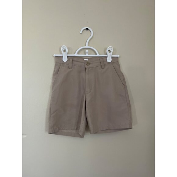 Chaps Boys Size 6 Tan School Uniform Shorts Pockets Adjustable Waist Tagless - Picture 1 of 3